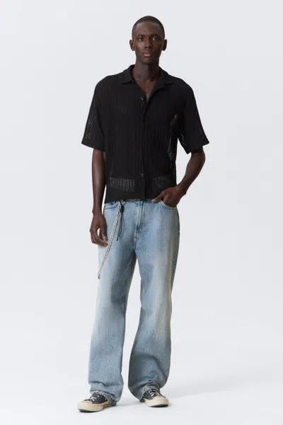 Weekday Textured Short-sleeved Resort Shirt