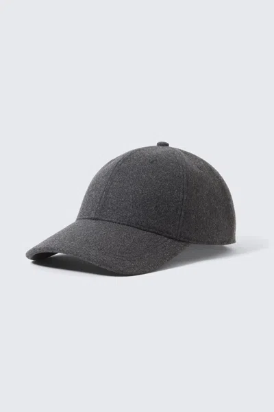 Weekday Unisex Wool-blend Baseball Cap In Gray