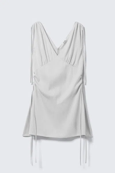 Weekday V-neck Sleeveless Strap Mini Dress
