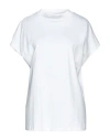 Weekday Woman T-shirt White Size S Cotton In White