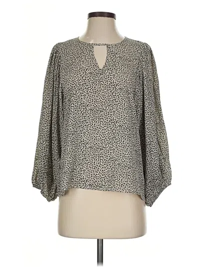 Pre-owned Weekend 3/4 Sleeve Blouse In Gray