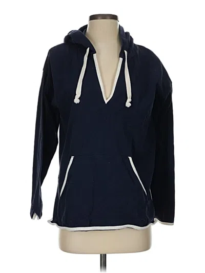 Pre-owned Weekend 3/4 Sleeve Top Blue Cowl Neck Tops