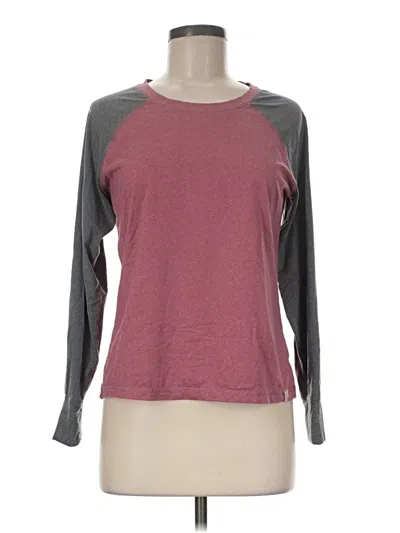 Pre-owned Weekend 3/4 Sleeve T-shirt In Burgundy