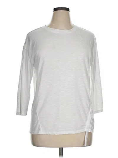 Pre-owned Weekend 3/4 Sleeve T-shirt In White