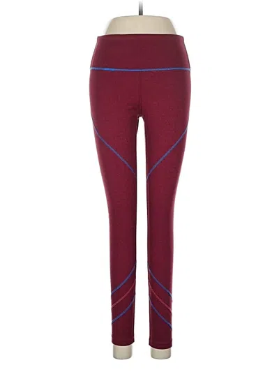 Pre-owned Weekend Active Pants In Burgundy