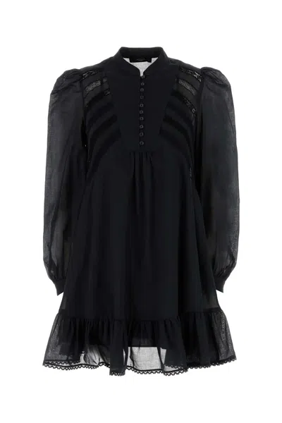 Weekend Black Cotton Asteri1234 Dress