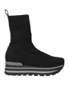 Weekend By Pedro Miralles Woman Ankle Boots Black Size 10 Textile Fibers