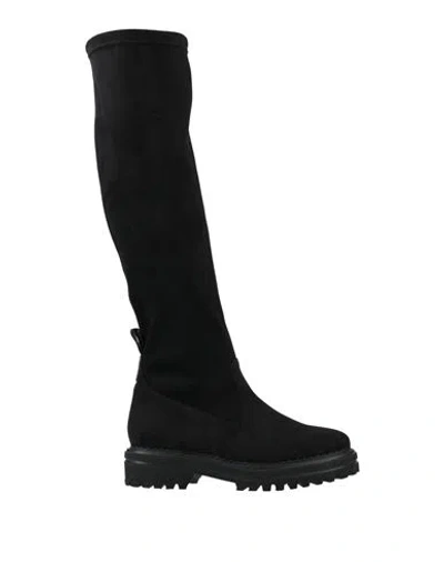 Weekend By Pedro Miralles Woman Boot Black Size 8 Textile Fibers