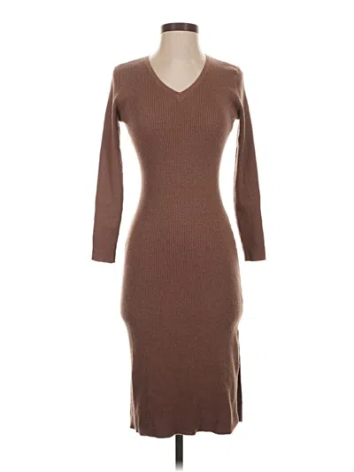 Pre-owned Weekend Casual Dress In Brown