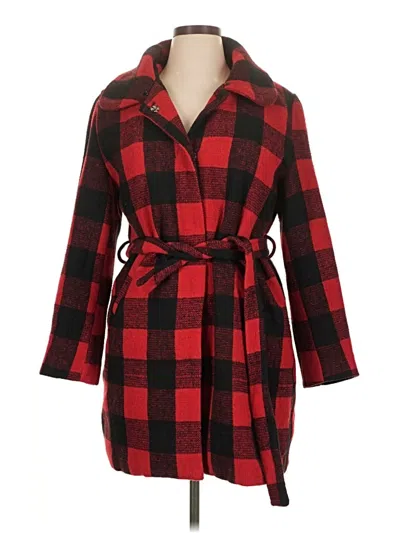 Pre-owned Weekend Coat In Red