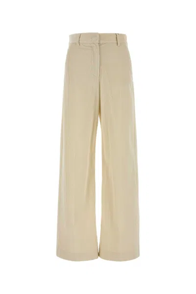 Weekend Ivory Corduroy Tania Pant In Neutral
