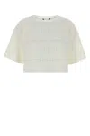 Weekend Knit Orche Top In White