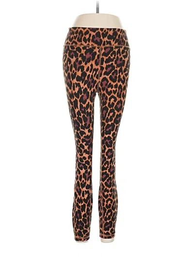 Pre-owned Weekend Leggings In Brown