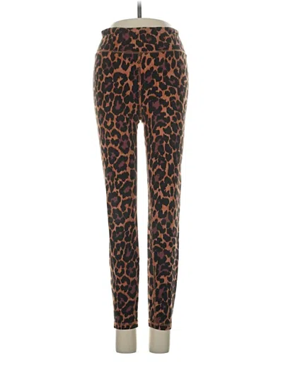 Pre-owned Weekend Leggings In Brown