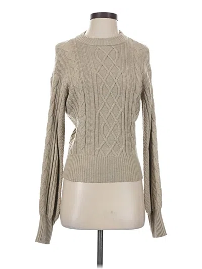 Pre-owned Weekend Long Sleeve Turtleneck In Tan