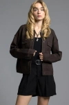 Weekend Los Angeles Abela Oversize Jacket In Espresso
