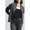 Weekend Los Angeles Adoria Texture Shirt In Black