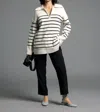 Weekend Los Angeles Coralie Sweater In Ivory/black