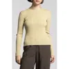 Weekend Los Angeles Eleanor Rib Crewneck Sweater In Brown