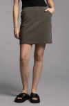 Weekend Los Angeles Genevieve Cotton Blend Skirt In Black Brown