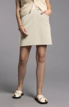 Weekend Los Angeles Genevieve Cotton Blend Skirt In Ivory