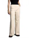 Weekend Los Angeles Genevieve Palazzo Wide Leg Pants In Ivory In Neutral