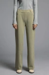 Weekend Los Angeles Genevieve Pull-on Cotton Blend Pants In Bonsai