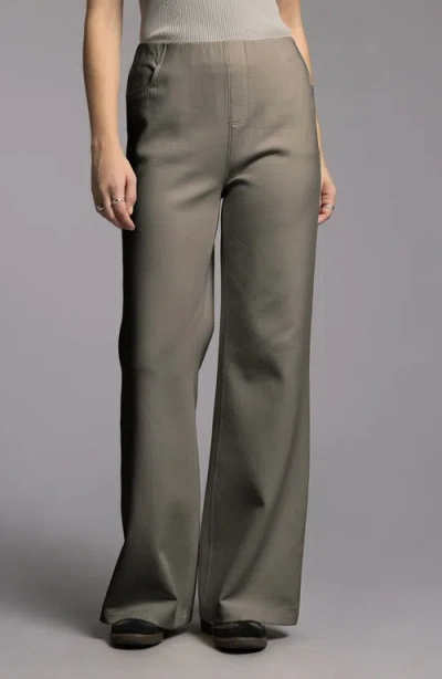 Weekend Los Angeles Genevieve Wide Leg Pants In Black Brown