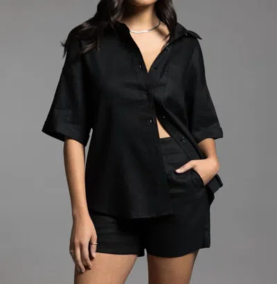 Weekend Los Angeles Jaycee Shirt In Black