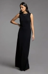 Weekend Los Angeles Leighton Sleeveless Rib Maxi Dress In Black