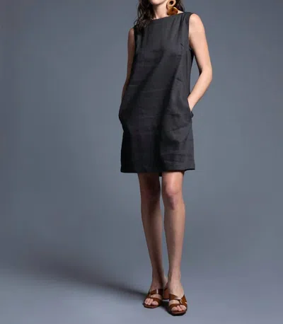 Weekend Los Angeles Lia Dress In Washed Black In Grey