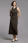 Weekend Los Angeles Lili Sleeveless Dress In Black Brown