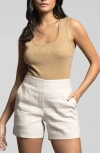 Weekend Los Angeles Miller Rib Tank In Latte