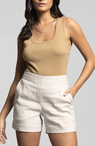 Weekend Los Angeles Miller Rib Tank In Latte