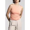 Weekend Los Angeles Nico Stretch Tank In Muted Clay