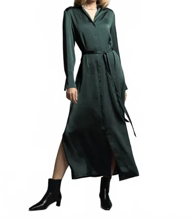 Weekend Los Angeles Yves Dress In Hunter Green