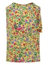 Weekend Max Mara Silk Top In 黄色