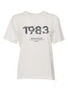 Weekend Max Mara White T-shirt With Logo In White