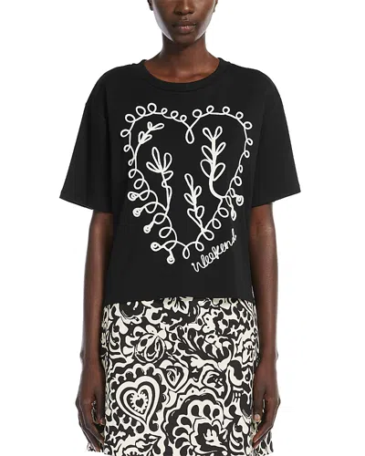 WEEKEND MAX MARA 2 LECCO EMBROIDERED TEE