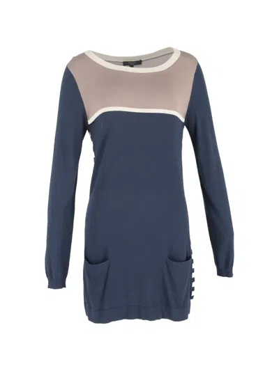 Pre-owned Weekend Max Mara 2022 Striped Sweater In Blue