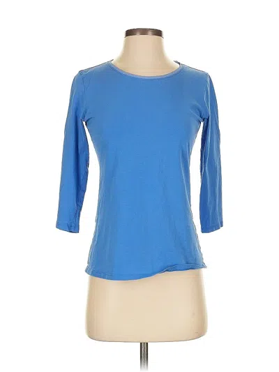 Pre-owned Weekend Max Mara 3/4 Sleeve T-shirt In Blue