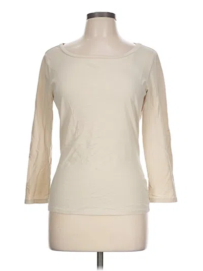 Pre-owned Weekend Max Mara 3/4 Sleeve T-shirt In Ivory