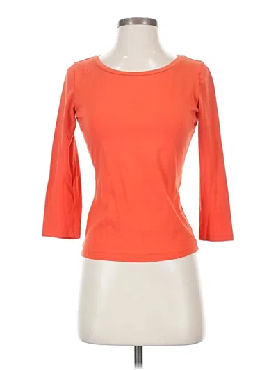 Pre-owned Weekend Max Mara 3/4 Sleeve T-shirt In Orange
