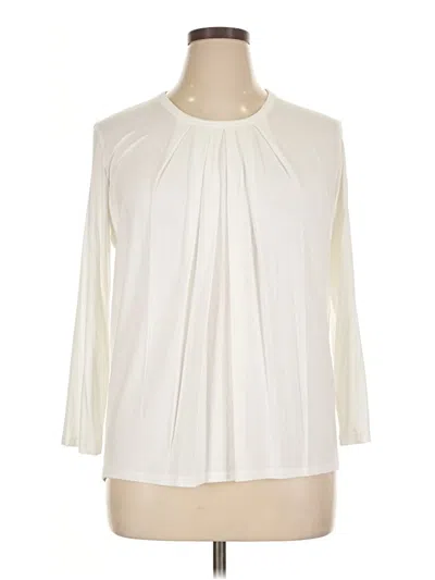 Pre-owned Weekend Max Mara 3/4 Sleeve T-shirt In White