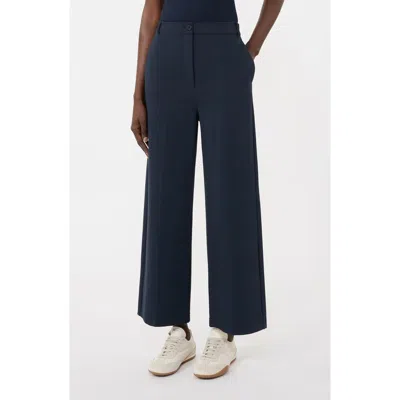Weekend Max Mara Abano Straight Leg Jersey Ankle Pants In Blue