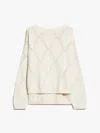 Weekend Max Mara Women's Abbozzi - Oversize Cotton Lozenge Sweater