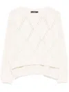 Weekend Max Mara Abbozzi Sweater In Neutrals