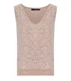 Weekend Max Mara Acaici Roze Top In Pink