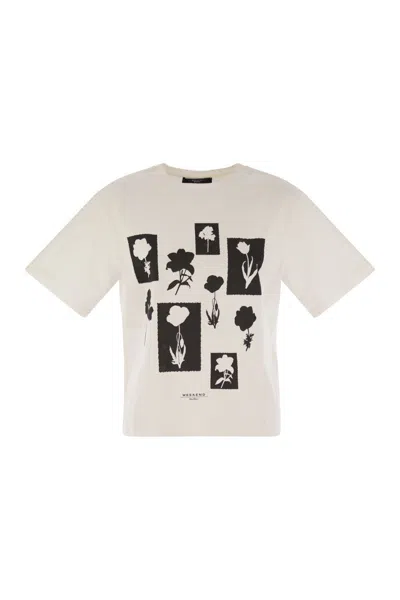 WEEKEND MAX MARA WEEKEND MAX MARA ACLINE - PRINTED ORGANIC COTTON T-SHIRT