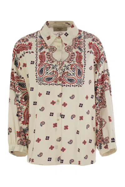 Weekend Max Mara Adda - Cotton Poplin Shirt In Sand